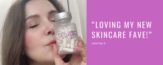 “Loving my new skincare fave!”
