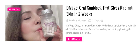 Dfyage: Oral Sunblock That Gives Radiant Skin In 2 Weeks
